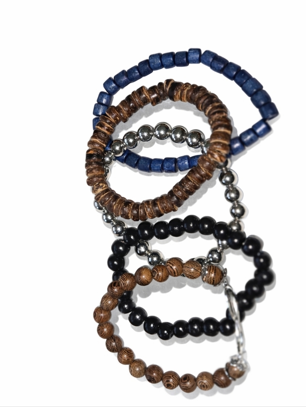 Handcrafted Beaded Bracelet Stack • Boho Artisan Jewelry • Gift Ready 247 - Picture 6 of 7